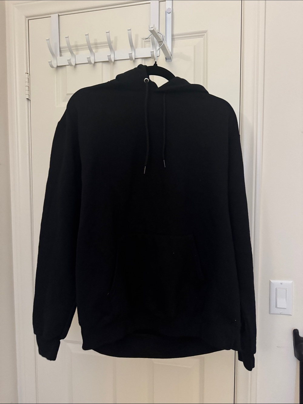 Champion Black Men's Hoodie Sweatshirt - Classic Pullover